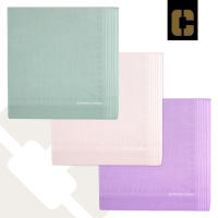 Caruso Ladies Soft Color 100% Cotton Handkerchiefs 17″x17″ - Set of 3 pcs