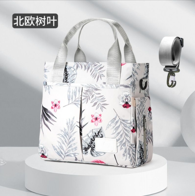 Baby Diaper Bag Mommy Bag Travel Organizer Shoulder/Handheld 2-In-1 Lightweight Mommy Nappy Bag Large Capacity Tote Bag