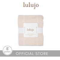 Lulujo Cellular Cotton Baby Blanket- Oatmeal