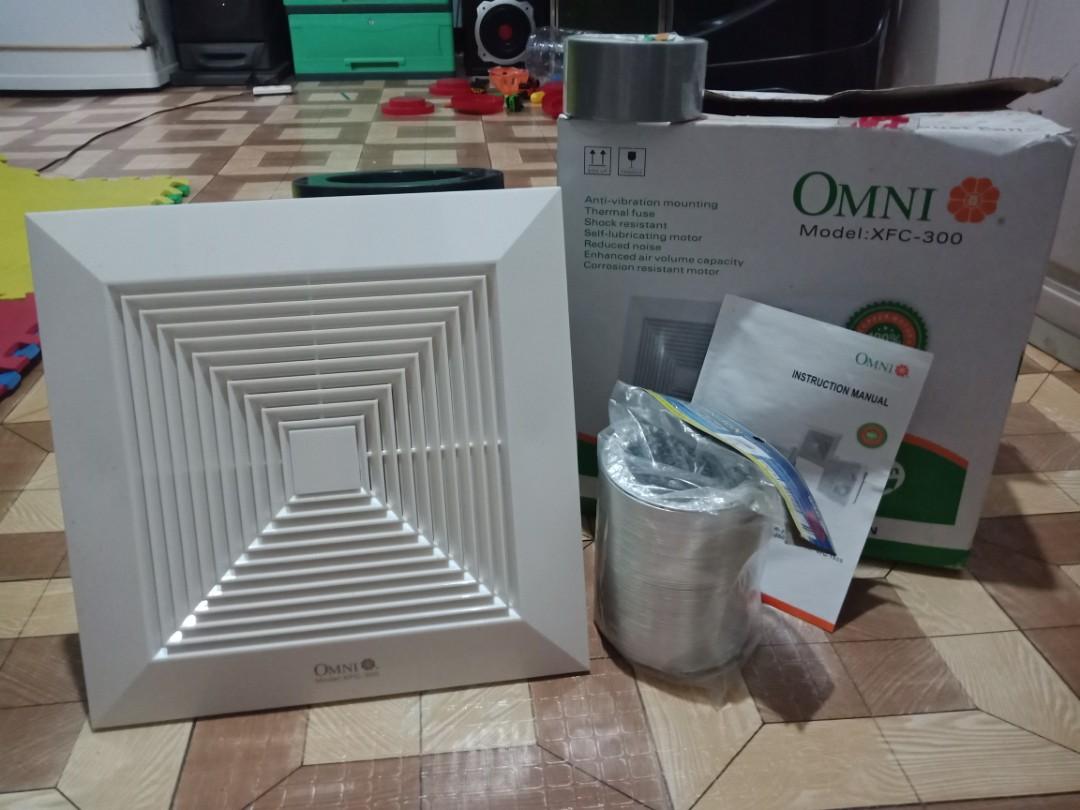 OMNI CEILING MOUNTED EXHAUST FAN 12" MODELXFC300 review and price