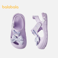BALABALA TODDLER GIRLS SANRIO KUROMI BOW CROCS - PURPLE