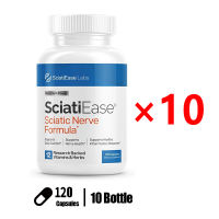 SciatiEase Sciatic Nerve Health Support - Supplement with AlphaPalm Pea Vitamin B Complex Alpha Lipoic Acid 300mg - 120 Capsules - Nerve Support Formula