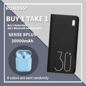 Romoss Sense 8 Plus Power Bank with Free Bluetooth Headset