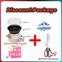Barbecue grill household barbecue stand outdoor camping charcoal charcoal stove portable Korean barbecue grill plate stove