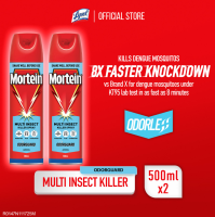 Mortein Odorless Insecticide Odorguard Multi Insect Killer 500 mL Set of 2