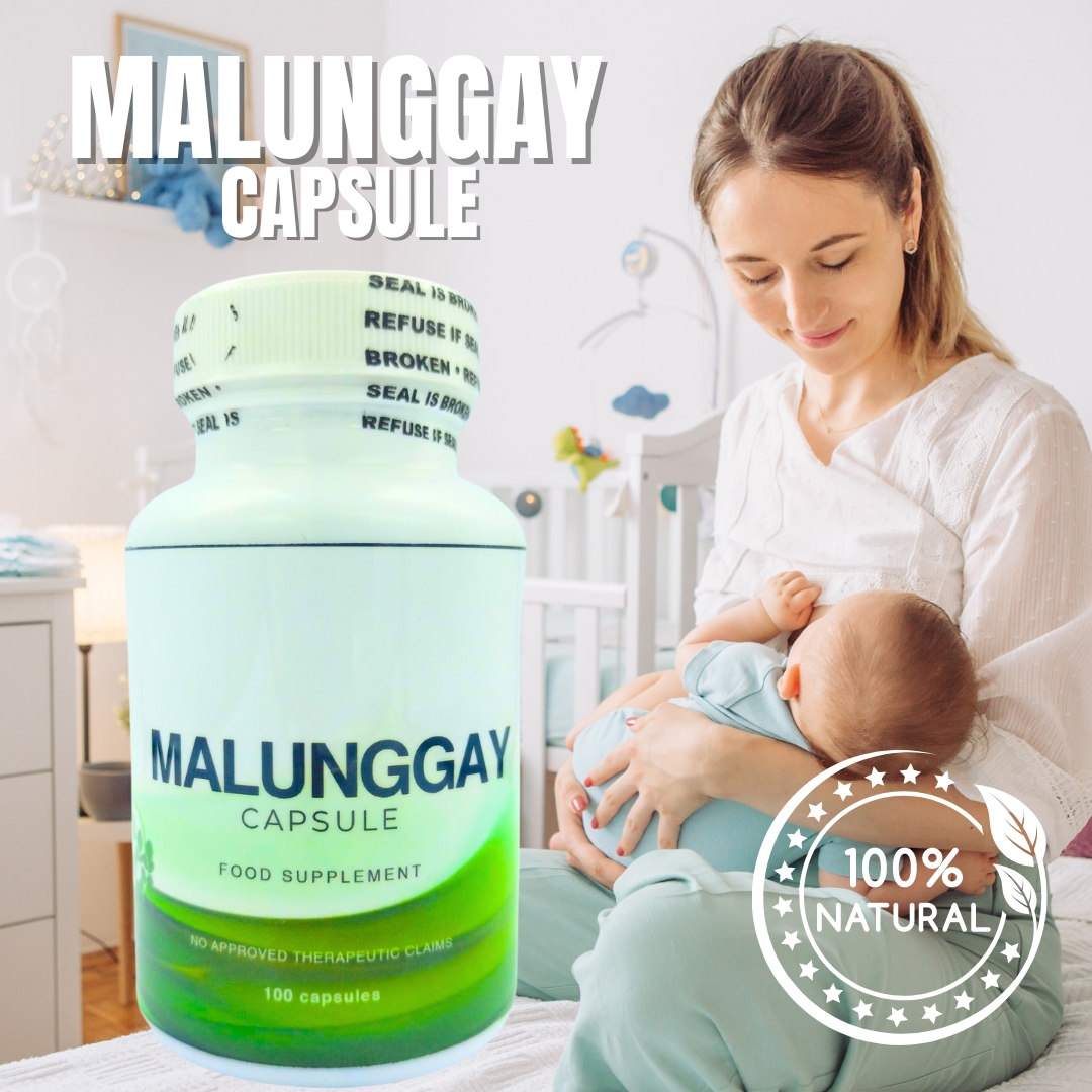 MALUNGGAY CAPSULE 100CAPS Organic Bliss: Safe and Effective Breastfeeding Aid Natural and Antioxidant healthy joints