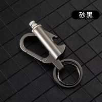 [🇵🇭 24h Delivery] Dollyy 3 In 1 Match Lighter Key Chain Bottle Opener 10000 Times Bullet-shaped Cigarette Lighter Mini Retro Ten Thousand Metal Waterproof Survival Outdoor Gift