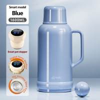 GIANXI 1L&1.6L Household Plastic Thermos Bottle Thermos Bottle Vacuum Insulated Kettle Container Hot Water Jug Glass Liner Pitcher