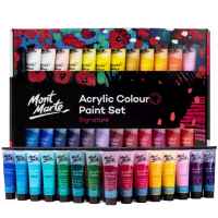Acrylic Paint Set β Mont Marte Signature | 48/36/24/18 Colors 36ml Tubes Vibrant & Fast-Drying