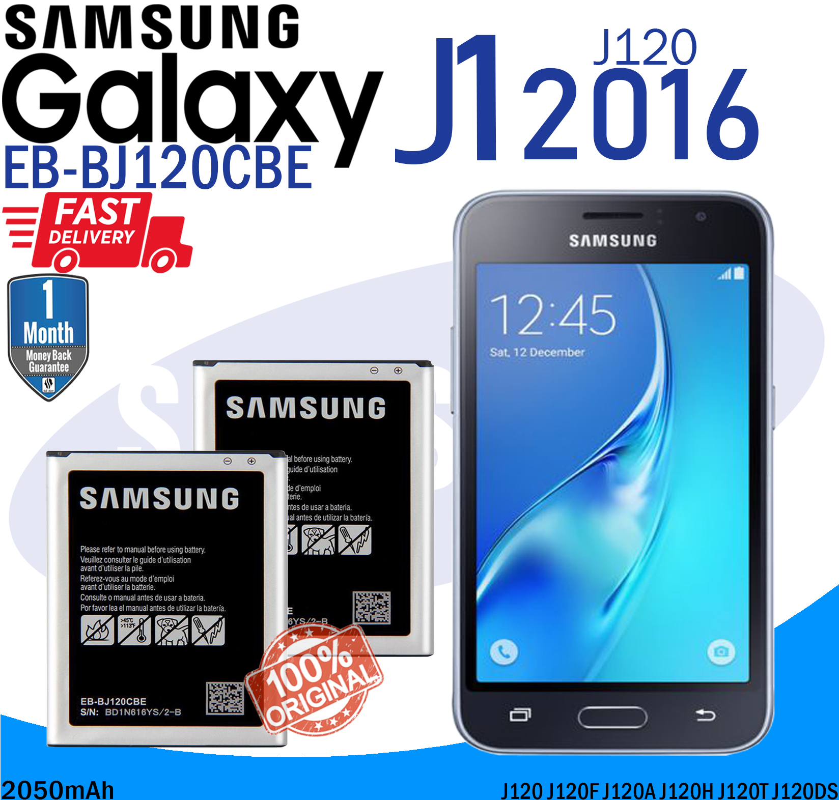 Samsung Galaxy J1 16 Eb Bj1cbu Eb Bj1cbe Battery Original Equipment Manufacturer Review And Price