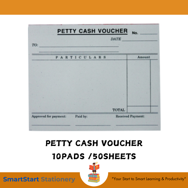 10PADS PETTY CASH VOUCHER 4 x 5 inches