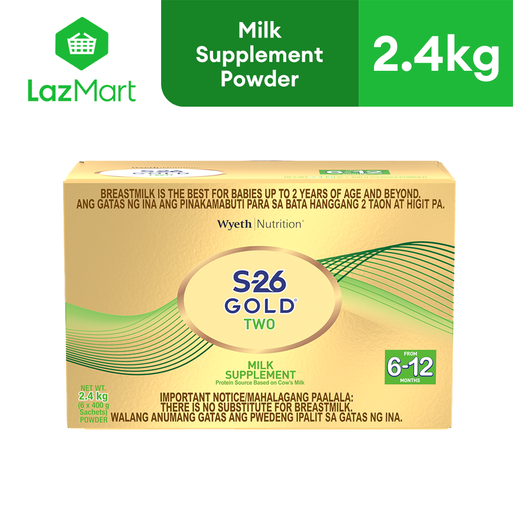 Wyeth® S-26 Gold® Two milk supplement for 6-12 months in 2.4kg