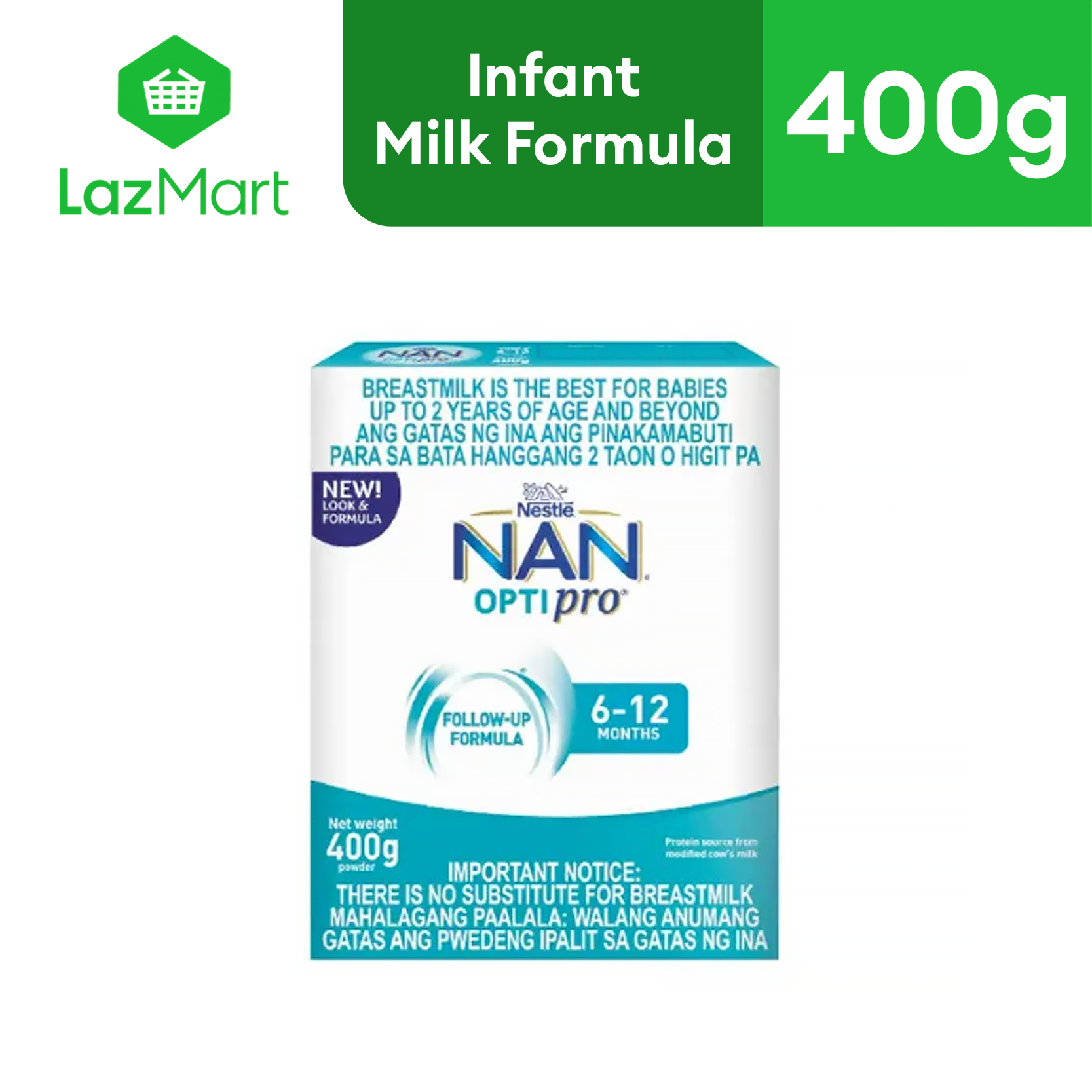 NAN Optipro 6-12 Months 400g