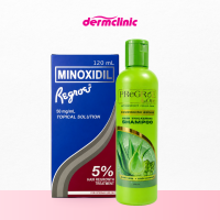 Regroe Minoxidil 5% 120ml & Pregroe Shampoo 250ml (Bundle)