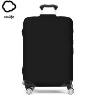 COSLIFE Business Trip BLACK Thickened Travel Luggage Cover Suitcase Protector Fits 18-32 Inch Luggage