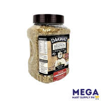 Daawat Brown Basmati Rice Jar 1kg Lower GI: Diabetic friendly Rich in vitamins and minerals: For stronger immunity