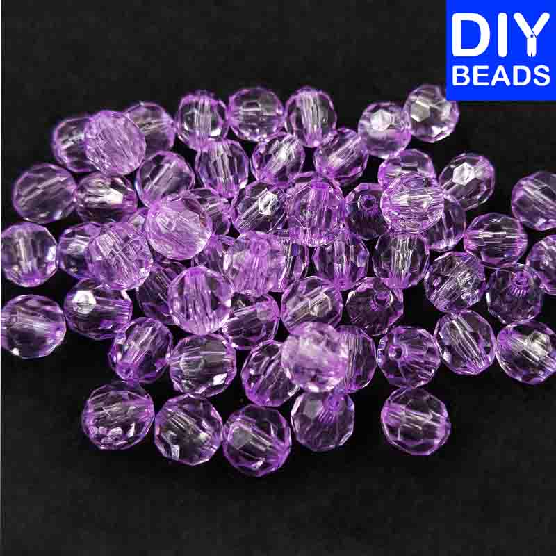 Diy BeadsRough Beads Light Violet #35 (250grams)