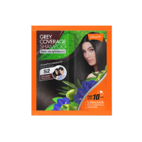 Lolane S2 (Dark Brown) Non-Ammonia Grey Hair Coverage Color Shampoo in 10 Minutes