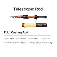 PURELURE 1.53m 1.78m UL L Carry Telescopic Lure Rod Travel Rod Trout Perch Spinning Casting Rod Carbon Fishing Rod Soft Bait Rod