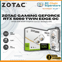 ZOTAC GAMING GeForce RTX 5060 Twin Edge OC (White) 8GB GDDR7 Graphics Card (ZT-B50600Q-10M)