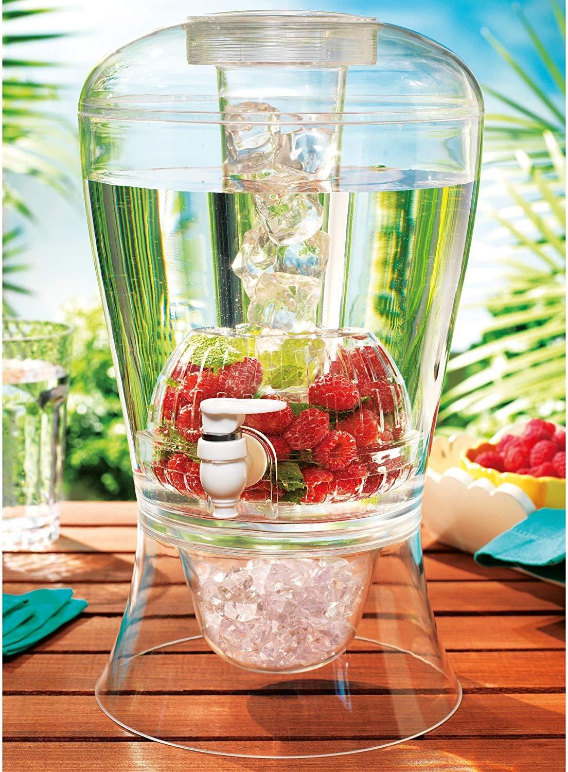 Home Essentials & Beyond Quality 2 Gallon Bail & Trigger Beverage Dispenser