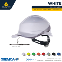 Deltaplus DIAMOND V - Safety Helmet Shape Hard Hat Wheel Adjustment ABS Shell 8-Point EN 397 Type 1