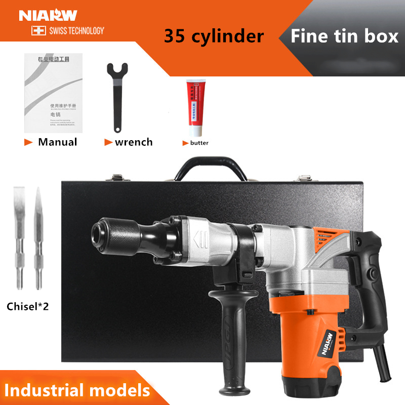 Electric Demolition Hammer Drill Concrete Breaker Punch Jackhammer