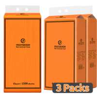1500 sheets Tree care Hanging Wall Tissue Household Hand Paper Toilet Paper tissue paper 480 1/2/3/4bag/10pack