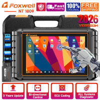 【Topology Mapping】FOXWELL NT1009 12V 24V OBD2 Scanner Full System 2026 Car Diagnostic Tool All Fault Code Reset ECU Coding + Actuation Test Tool Odb 2 Scanner Code Readers & Scan Tools Bluetooth Wireless Scanner For All Cars Pk Launch X431 PRO Elite
