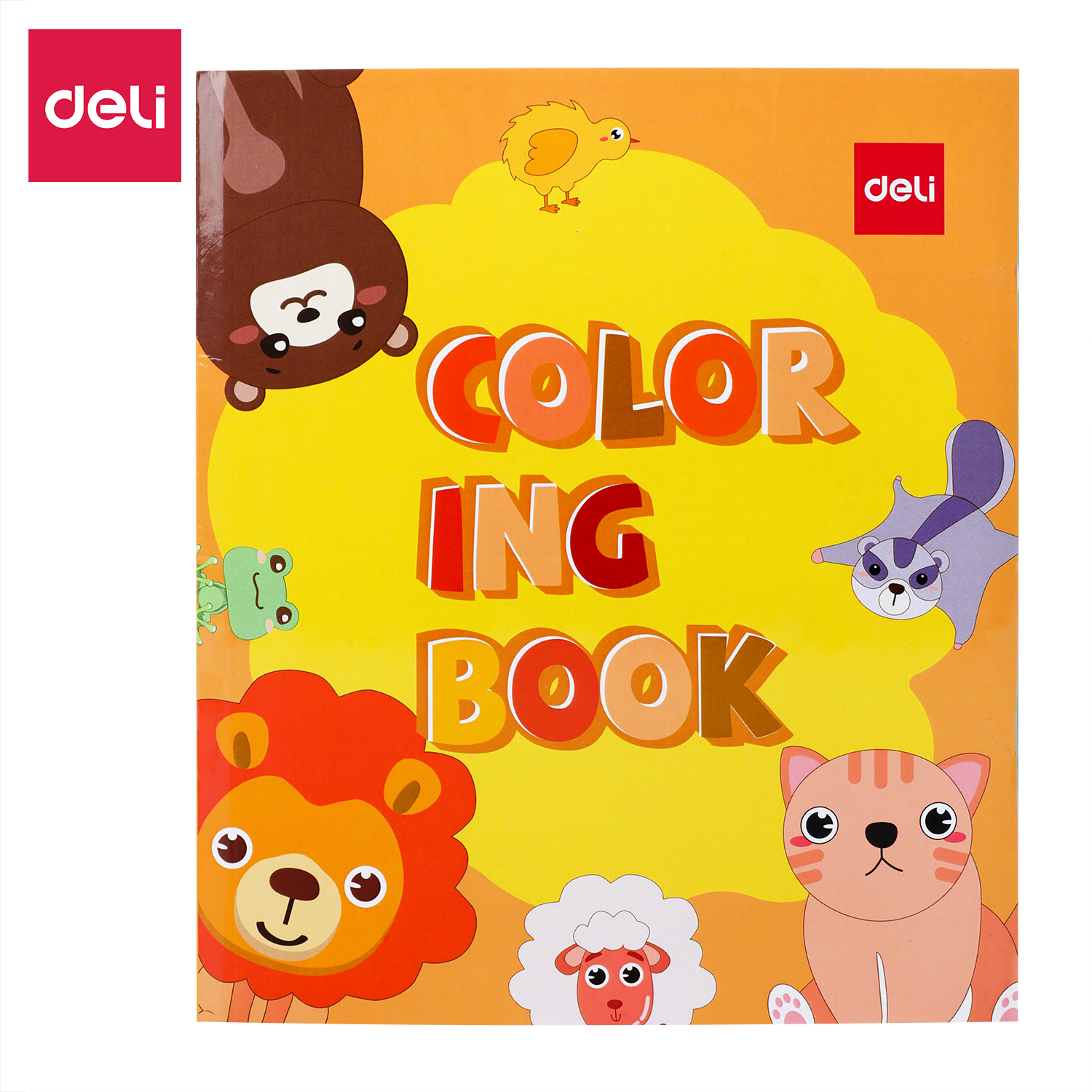 Deli Coloring Book For Kids For School Supplies 12 Sheets 1pc EN041