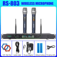 RAYHAYES Professional Wireless Microphone Rechargeable Dynamic Microphone For Karaoke