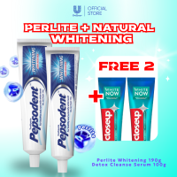 [BUY 2 GET 2 FREE] Pepsodent Whitening 190g and Closeup White Now Detox Cleanse Serum 100g