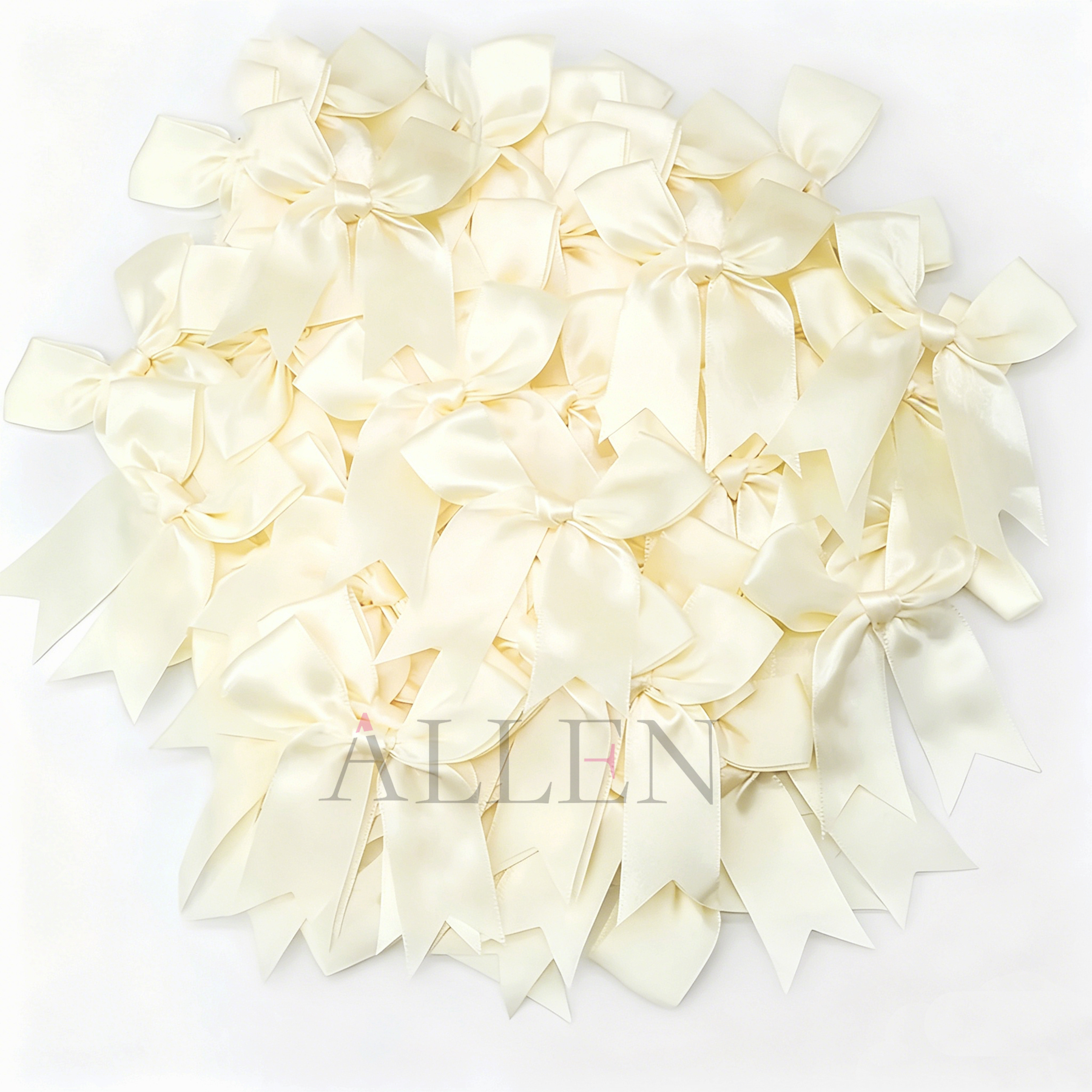 1 Satin Ribbon Handmade 8.5cm Wide Swallowtail Bowknot For DIY Craft Party Decoration (20pcs or 50pcs)