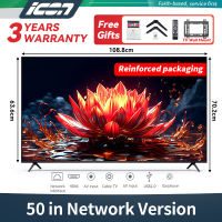 ICON Smart Tv Hd LED Extra Slim Television Google Flat Screen Portable Smart TV 50/42/32inch【22/30 IN LED TV NOT Smart TV  】