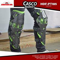 BENKIA HDF-PT185 CARBON PRINT KNEE PAD SHIN GUARD MOTORCYCLE SAFETY GEAR PROTECTOR