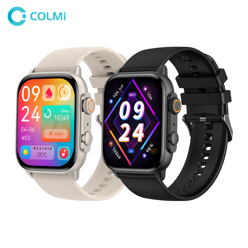 Colmi c81 đồng hồ thông minh nam nữ thương hiệu ban đầu ip68 không thấm nước ban đầu cuộc gọi bluetooth 22mm dây đeo aod đồng hồ