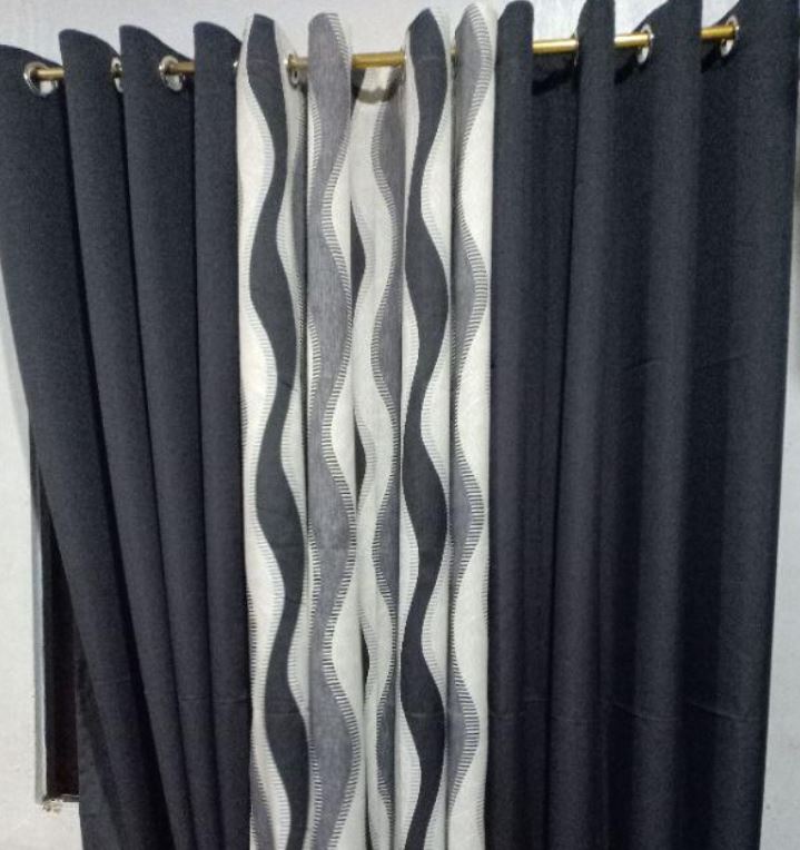 curtain gray