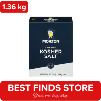 Morton Coarse Kosher Salt 1.36kg | Cooking Grilling Brining & Salt Rimming