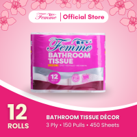 Femme Décor 3 Ply Bathroom Tissue (12 ROLLS)