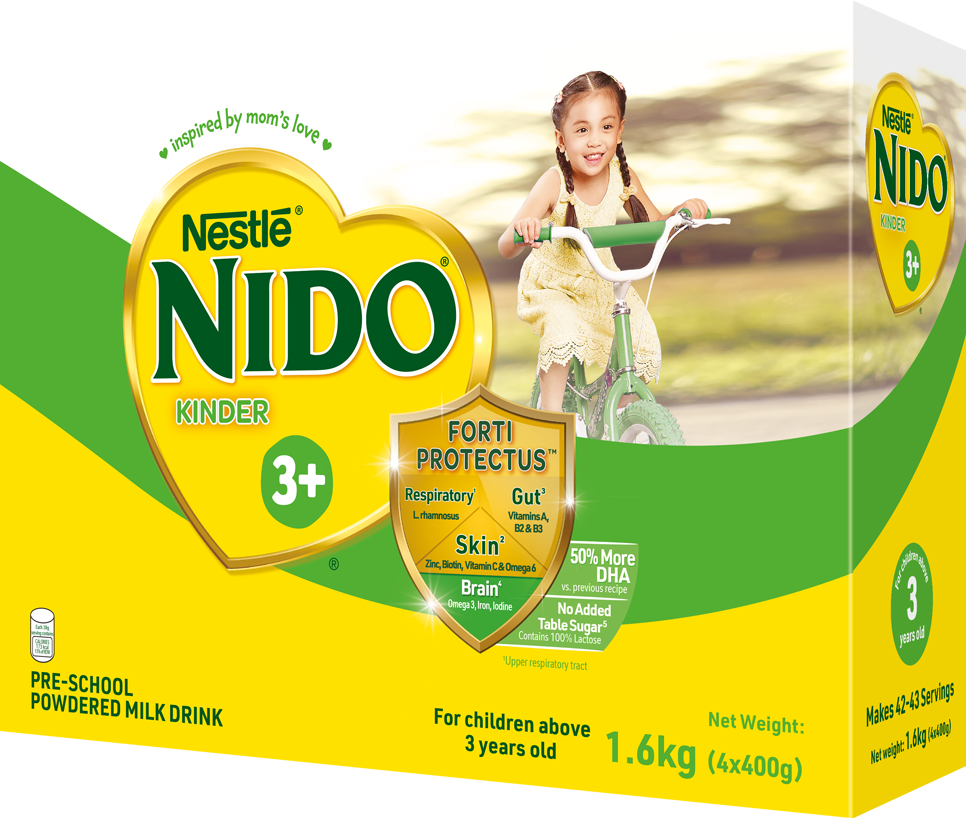 NIDO 3+ Powdered Milk Drink For 3+ Years Old 1.6kg