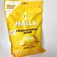 Halls COUGH & THROAT RELIEF HONEY LEMON FLAVOR