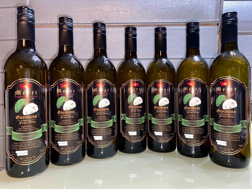 Merci Fruit Guyabano Wine Bundle Of 3 Bottles 1 Free 1ml Raw Wild Honey And 1 Free 225ml Sampler Special Sukang Tuba From Pagbilao Quezon Limited Offer Only Review And Price