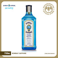 Bombay Sapphire Gin Vapour Infused Spirit with Exotic Botanicals 47% ABV 75cl / 750ml