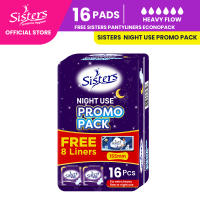 Promo 2 Sisters Net Side Nigth 8s + 1 Pantyliner Econo 8s