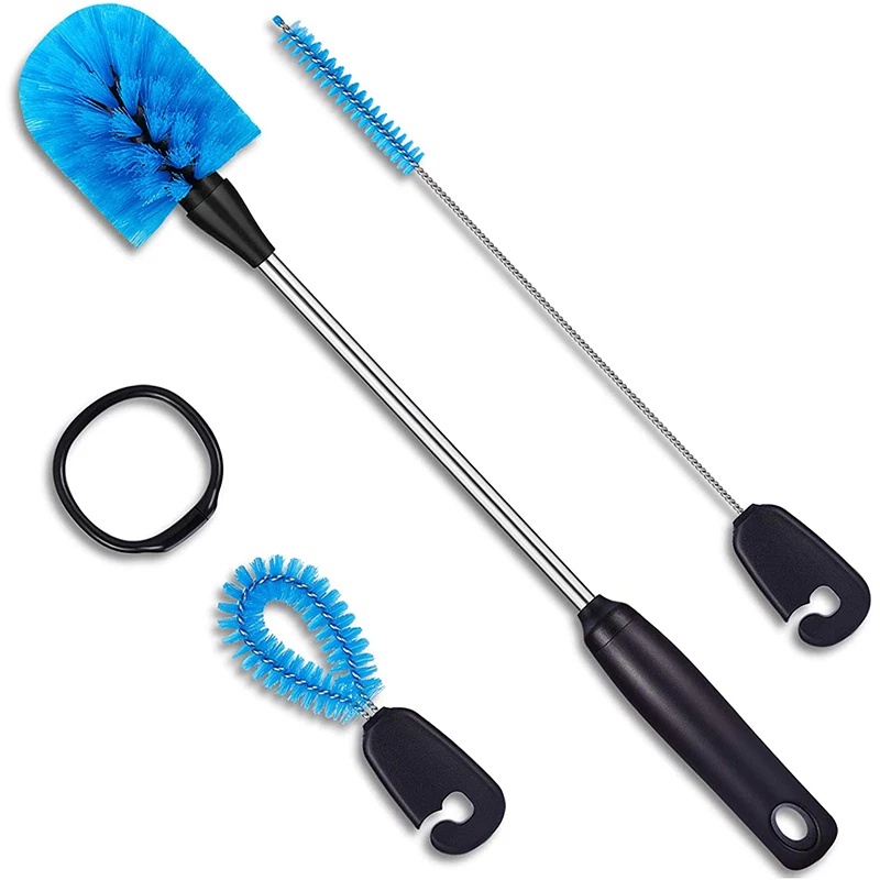 Stainless Steel Water Bottle Cleaner Baby Bottle Brush Long Handle For Narrow Nec Cleaning