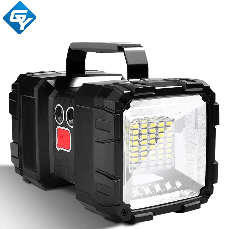 844 Xhp70.2 9-cell Powerful Rechargeable LED Double Head Portable Floodlight Work Light