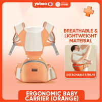 Yoboo Ergonomic Baby Carrier | Breathable | Lightweight | Multifunctional | Detachable Strap