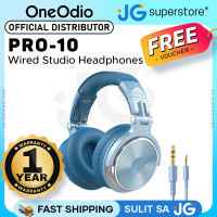 OneOdio Pro 10 Over Ear Headphone Wired Bass Headsets with 50mm Driver Foldable Lightweight Headphones with Shareport and Mic for Recording Monitoring Mixing Podcast Guitar PC TV (Black Red Black Grey Pink Rose Gold)  | JG Superstore