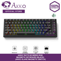 Akko TAC75 HE Wired RGB Magnetic Keyboard (Black) (Akko Glare Magnetic Switch)