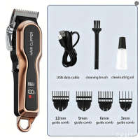 Faultless  Electric Hair Clipper Men Original Newly Design Hair Trimmer Cutting Machine Beard Barber Razor For Men Style Tools Barber shop tools【Free 7-piece set】